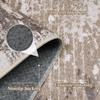 Cekene Abstract Area Rug, 160 x 230 cm, Washable, Non-Slip, Low-Pile, Taupe view 3