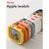 AEMALL Soft Silicone Protective Case for Apple Watch, Matte view 3