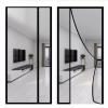 Black Insect Screen Door, 145 x 265 cm view 1