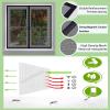 Black Magnetic Window Screen Curtain W95 x H160 cm, Heavy-Duty Mesh view 3