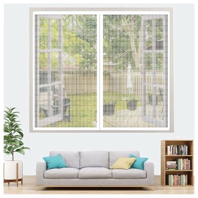 Magnetic Insect Screen Window 155 x 185 cm, White