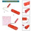17.8 cm DIY Patterned Paint Roller, Decorative Embossed Texture Roller for Wall Painting (BK327R) view 4