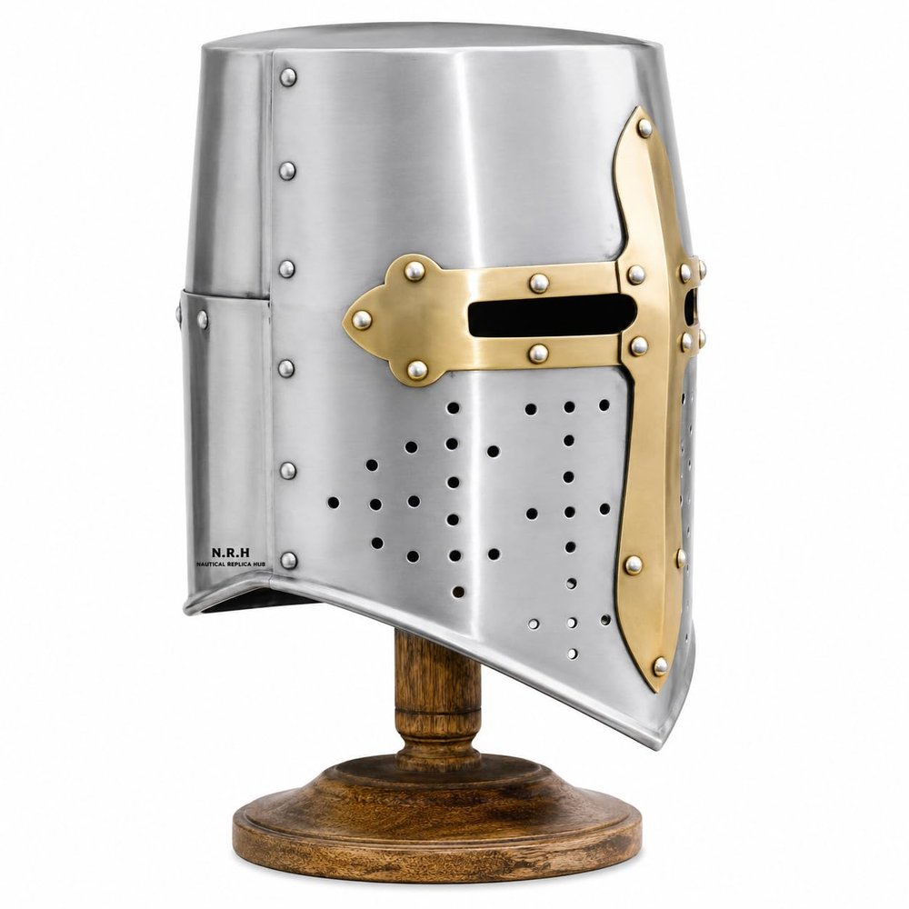 Nautical Replica Hub Medieval Templar Helmet