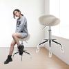 Saddle Stool – Height-Adjustable Rolling Stool with Casters view 2