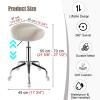 Saddle Stool – Height-Adjustable Rolling Stool with Casters view 3