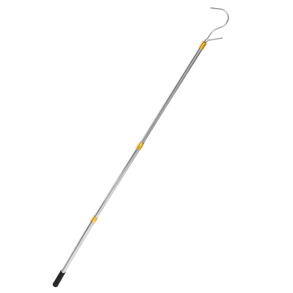CHILDWEET Adjustable Stainless Steel Telescopic Pole with Hook for RV Awnings