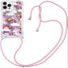 TQmchun Compatible with Samsung Galaxy A42 5G Case with Strap, Pink Pony view 1
