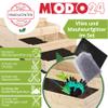 MODO24 Wooden Raised Garden Bed, Planter Box, 18 x 90 x 60 cm, Brown view 4
