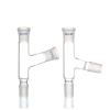 75° Distillation Head Glassware Laboratory Adapter, Connects Flask and Distillation Tube, 19/24/29 mm (J-021406) view 1