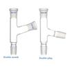 75° Distillation Head Glassware Laboratory Adapter, Connects Flask and Distillation Tube, 19/24/29 mm (J-021406) view 3