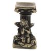 Toyvian Vintage Roman Column Crystal Ball Holder with Angel Figurine view 1