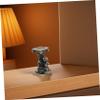Toyvian Vintage Roman Column Crystal Ball Holder with Angel Figurine view 4