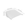 White ABS Plastic Camera Cover view 2