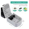 Mini Safe, 4-Digit Combination Key Storage Box, Wall-Mounted view 4