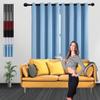 GOUSUN Thermal Blackout Curtain with Grommets, 105 x 145 cm, Double-Layer, Sky Blue view 1