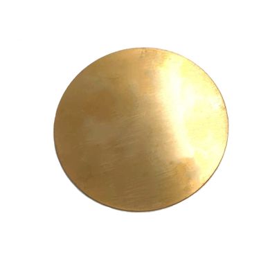 IBOWZ Round Brass Plate, Flat Sheet for Crafts