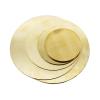 IBOWZ Round Brass Plate, Flat Sheet for Crafts view 2