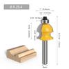 1pc 8mm Shank Architectural Molding Router Bit, Woodworking Tenon Cutter view 3