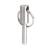 VCN115.1 Quick-Release Locking Pin, 8 mm, Nickel-Plated Stainless Steel, with Ball Head and Pull Ring view 1