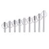 VCN115.1 Quick-Release Locking Pin, 8 mm, Nickel-Plated Stainless Steel, with Ball Head and Pull Ring view 3
