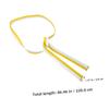 Happyyami Yellow Cotton Karate Belt for Taekwondo and Martial Arts view 2