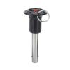 Locking Pin, Quick-Release Fastening Pin, 1-Piece VCN123, 8 mm Diameter, Stainless Steel Button, Ball-Lock Pin with Latch (VCN123 8 × 55 mm) view 1