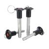 Locking Pin, Quick-Release Fastening Pin, 1-Piece VCN123, 8 mm Diameter, Stainless Steel Button, Ball-Lock Pin with Latch (VCN123 8 × 55 mm) view 4