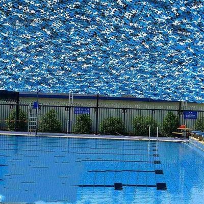 Suixtil Blue Camouflage Netting for Hunting, Shooting, Camping & Garden Decor (5 x 7 m / 16.4 x 22.9 ft)
