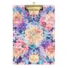 Peach Boho Floral Clipboard, A4 Hospital Clipboard, Rigid Board for Teachers, 22.9 x 30.5 cm view 1