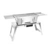 Foldable Portable Stainless Steel Charcoal Grill with Stand view 1