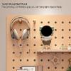 CVERTHAF White Pegboard Wall Organizer Set with Modular Shelves, 120 x 60 cm view 4
