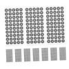 Reflective Markers for 3D Scanners, Black, 15 Sheets view 1
