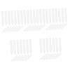 NUOBESTY 5 Sets Kiln Support Nails, Alumina, White, 300 Pieces view 1