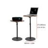 CWCQGH Adjustable Projector, Laptop & Tablet Floor Stand, up to 33.5 in, Black view 2
