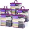 Transparent Zippered Storage Bags, Foldable, 22 L view 1