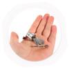 Zinc Alloy Drawer Lock with Keys, 16 mm, Silver view 3