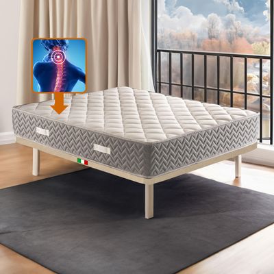 Comfy Line Elisir Double Mattress 165 x 200 cm, New Air Memory, 24 cm, Medium-Firm