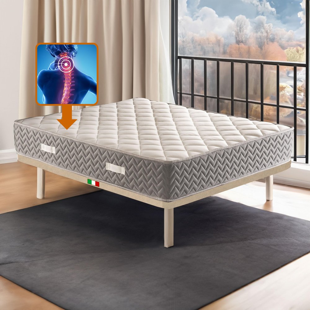 Comfy Line Elisir Double Mattress 165 x 200 cm, New Air Memory, 24 cm, Medium-Firm