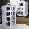 Wall-Mounted Aluminum Alloy Phone Storage Cabinet for 60 Phones view 2