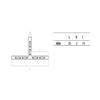 Pikappa 656 2 mm T-Spacers for Tiles and Cladding, Gray, 500 Count view 3
