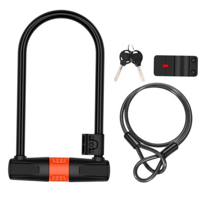 BESPORTBLE U-Shaped Bicycle Chain Lock with Key