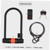 BESPORTBLE U-Shaped Bicycle Chain Lock with Key view 4