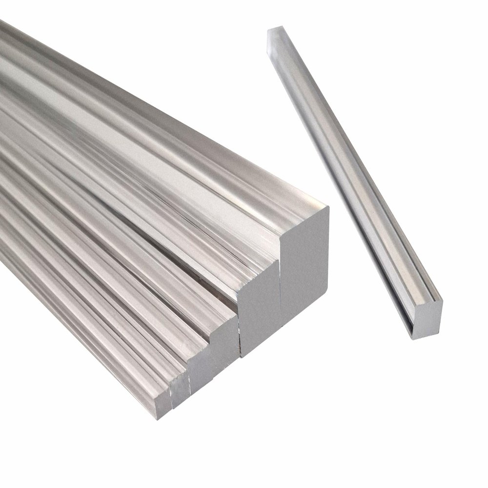 diconfa Clear Acrylic Square Rod, Cut to Size – 6 x 6 mm, 290 mm Long