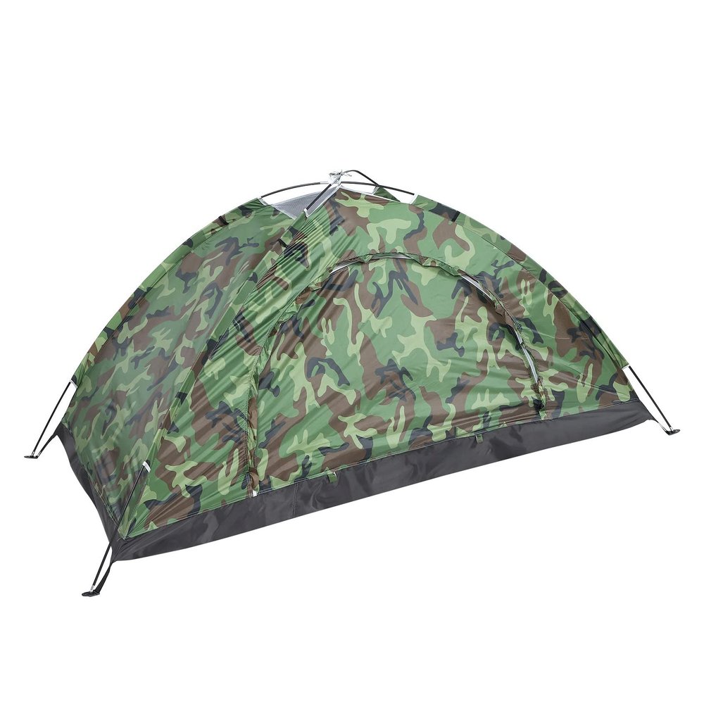Sirxlevcy 1-Person Portable Outdoor Camping Tent, Camouflage Nap Tent