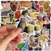 Funny Meme Stickers, 50-Piece Set for Laptops, Water Bottles, Luggage, Skateboards, Helmets, Phone Cases and More view 3