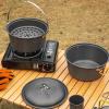 5L Camping Pot & Cookware Set with Steamer Tray view 2
