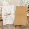 50-Piece Laser-Cut Wedding Invitation Set with Envelopes, Yellow view 3