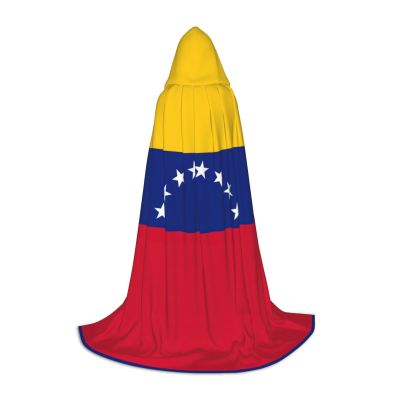 ERSDWRE Venezuela Flag Hooded Cape for Adults