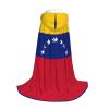 ERSDWRE Venezuela Flag Hooded Cape for Adults view 3