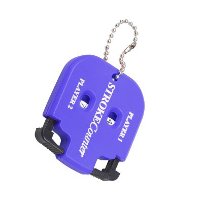 Golf Score Counter Keychains for 2 Players
